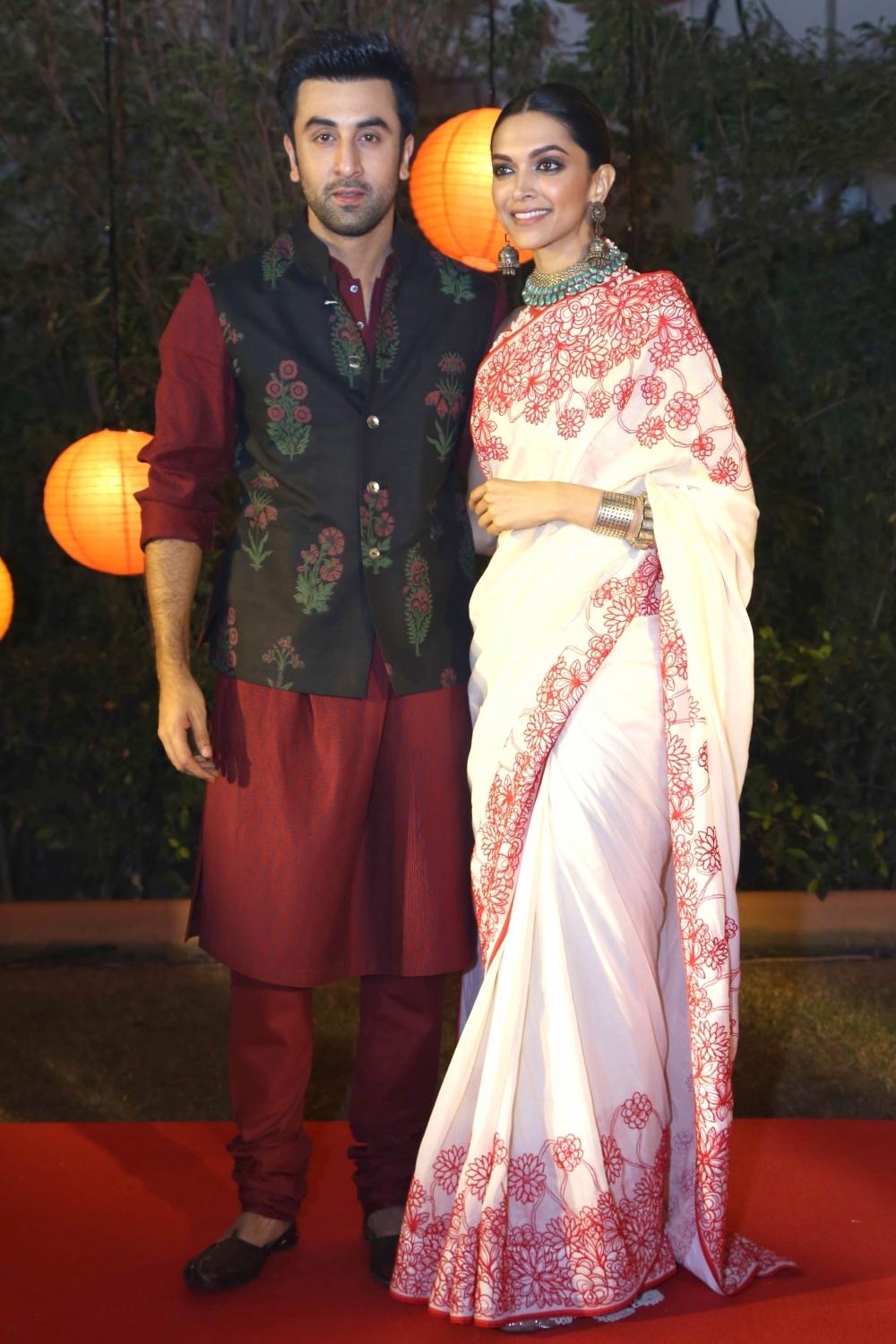 Deepika Padukone and Ranbir Kapoor get playful on Diwali.