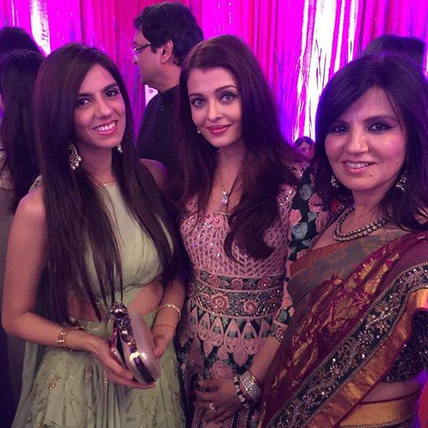 Aishwarya Rai with friends on Diwali.