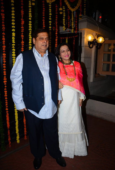 David Dhawan at Ekta Kapoor‘s Diwali Bash.