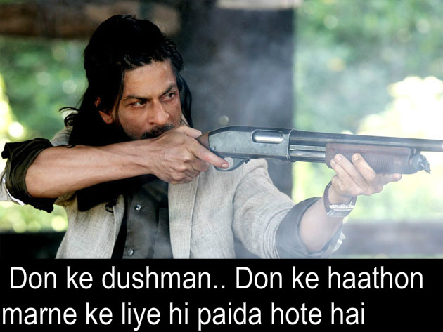 Shah Rukh Khan famous dialogues