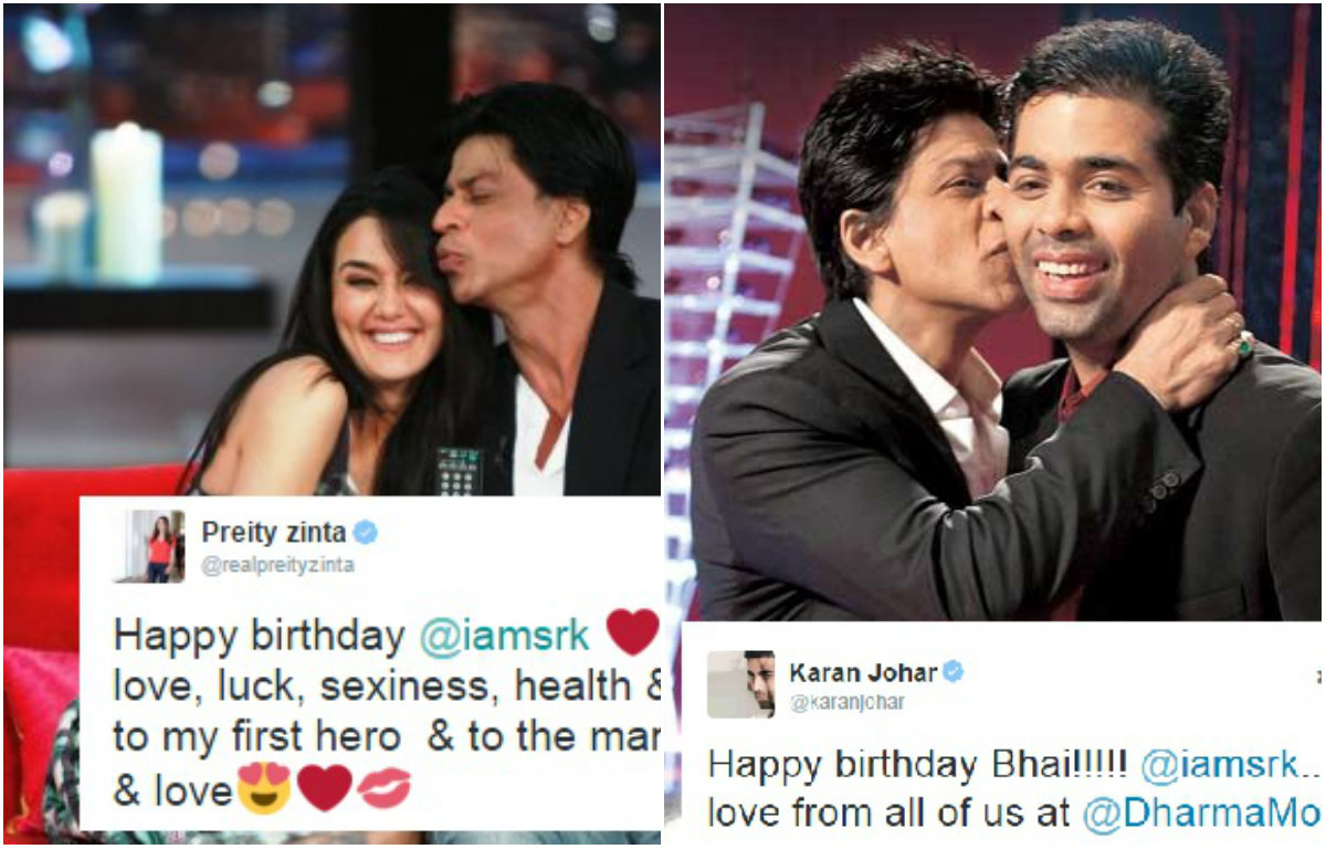 SRK twitter wishes