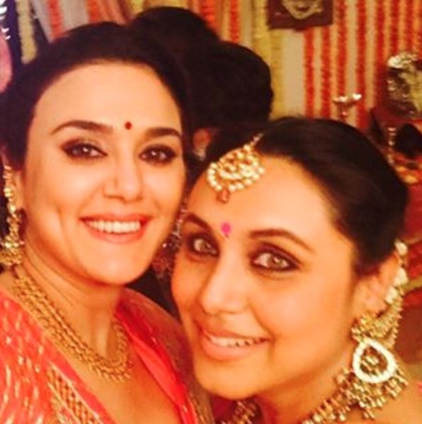 Preity Zinta with Rani Mukerji