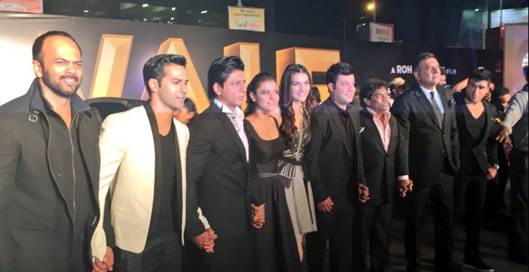 ‘Dilwale’ cast poses for the pictures at the Worldwide Trailer Premiere!