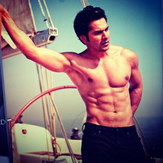 Varun Dhawan Shirtless picture