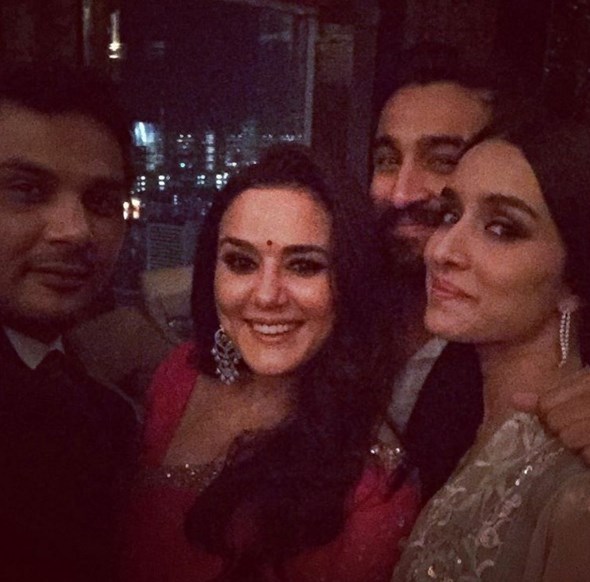 Preity Zinta with Shraddha Kapoor