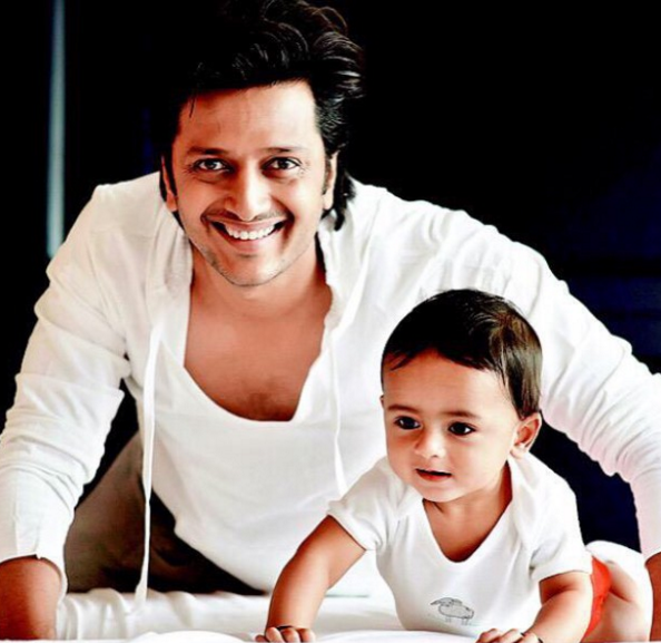 Candid with riteish deshmukh