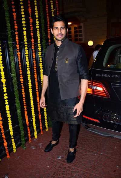 Sidharth Malhotra at Ekta Kapoor‘s Diwali Bash