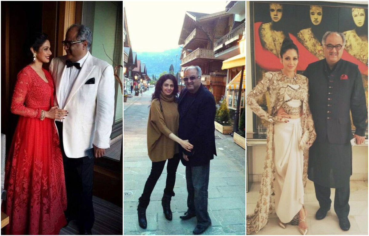 Sridevi and Boney Kapoor