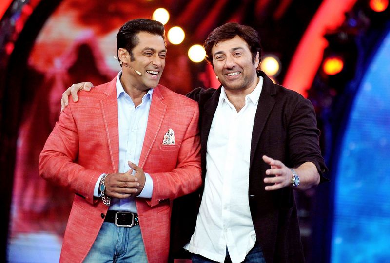 Salman Khan with Sunny Deol