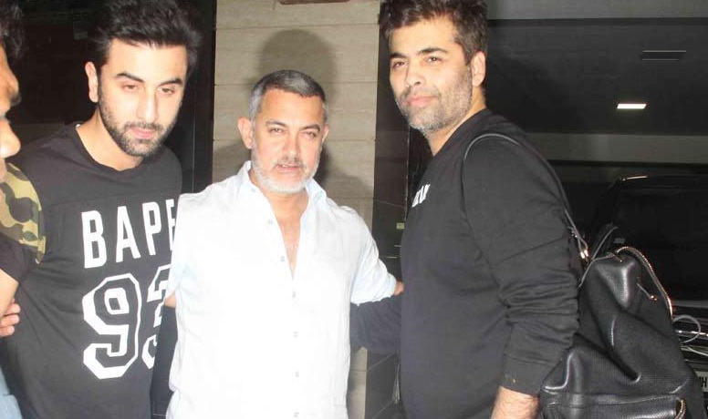 Aamir Khan Ranbir Kapoor, Karan Johar