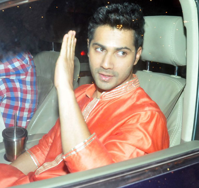 Bollywood actor Varun Dhawan