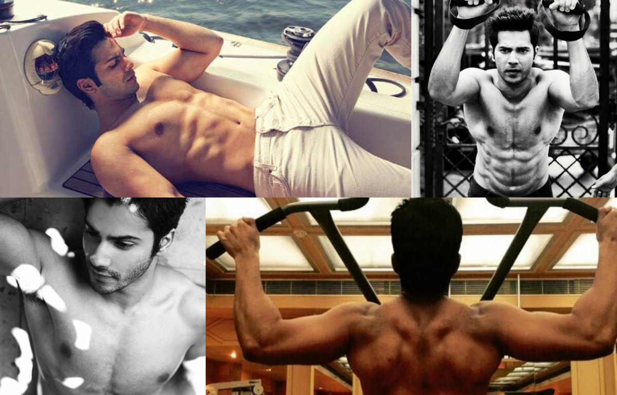 You can't miss this Shirtless pictures of Varun Dhawan
