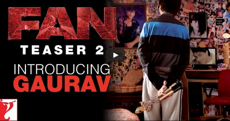 Check out - FAN Teaser starring Shah Rukh Khan