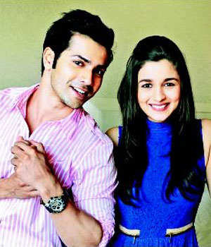 This picture shows the incredible chemistry shared by Alia Bhatt and Varun Dhawan.