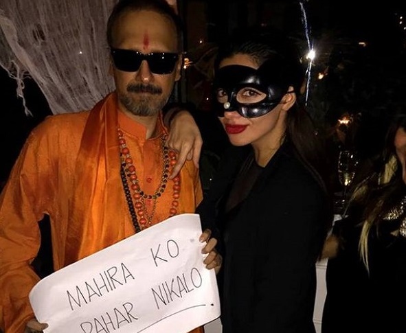 Mahira Khan and a friend