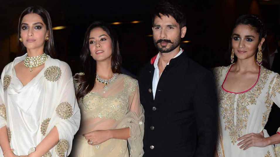 Watch - Shahid Kapoor , Alia Bhatt & Others At Masaba Gupta Reception Ceremony