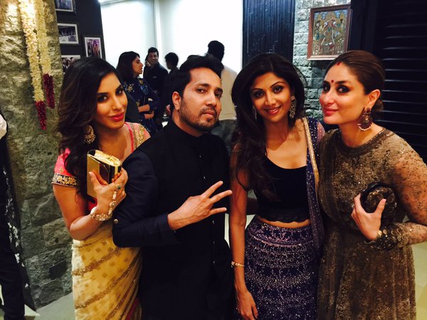 Bollywood actor Shilpa Shetty organises Diwali party