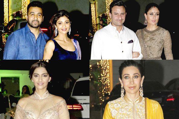 Bollywood actor Shilpa Shetty organises Diwali party