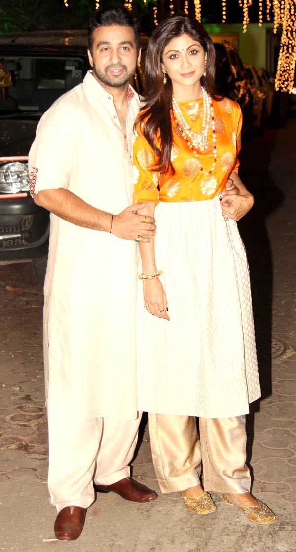 Bollywood actor Shilpa Shetty organises Diwali party