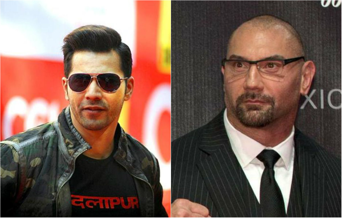 Varun Dhawan Dave Bautista