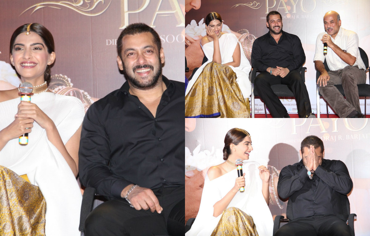Salman Khan & Sonam Kapoor at 'Prem Ratan Dhan Payo' promotional event