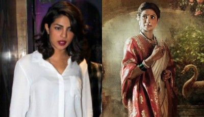 Priyanka Chopra watches 'Bajirao Mastani'