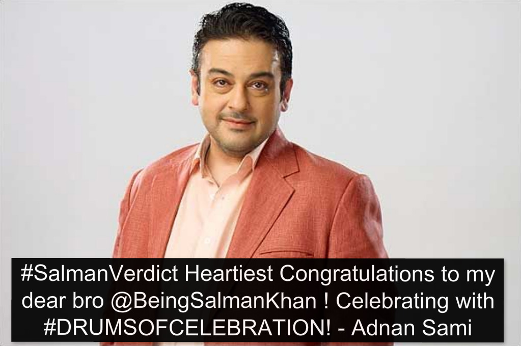 Adnan Sami tweet on Salman Khan
