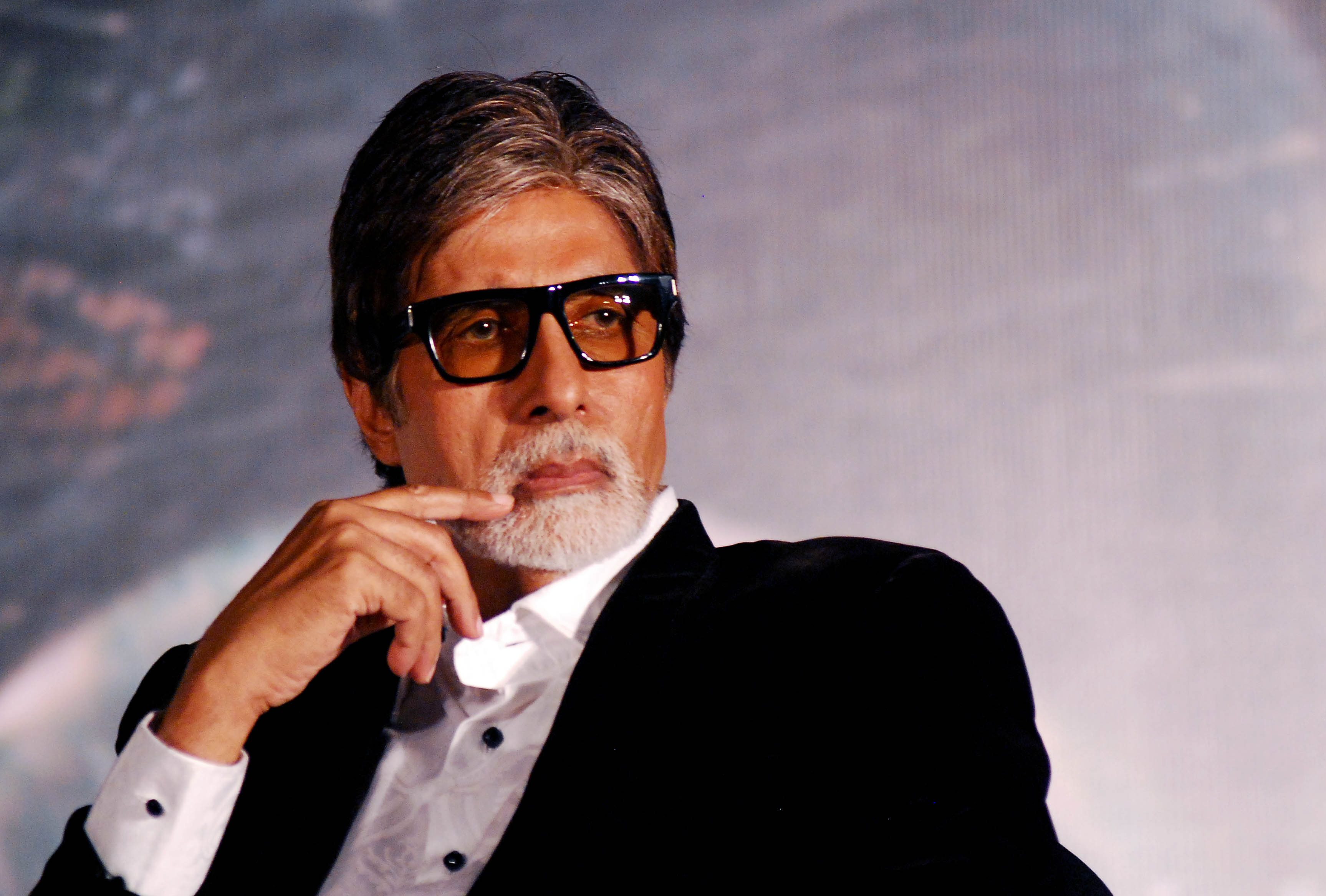 Amitabh Bachchan thinking