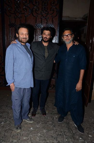 Anil Kapoor Shekhar Kapoor, Rakyesh Omprakash Mehra posing for camera