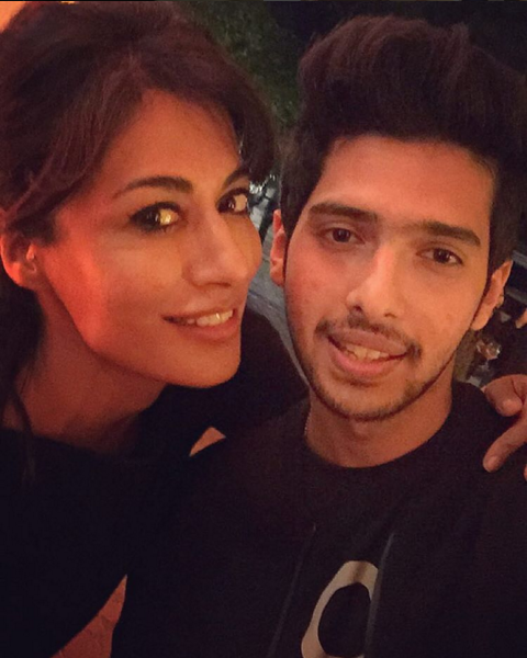Armaan Malik with Chitrangada Singh.