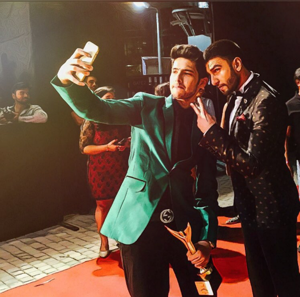 Armaan Malik with Ranveer Singh.