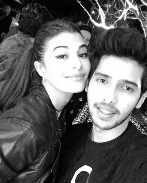 Armaan Malik with Jacqueline Fernandez.