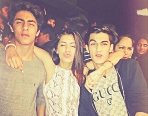 Aryan Khan at the club