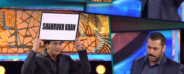 Salman Khan and Shah Rukh Khan on Bigg Boss 9