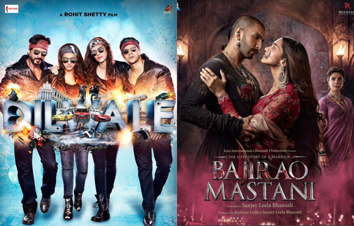 Clash of 'Dilwale' and 'Bajirao Mastani'