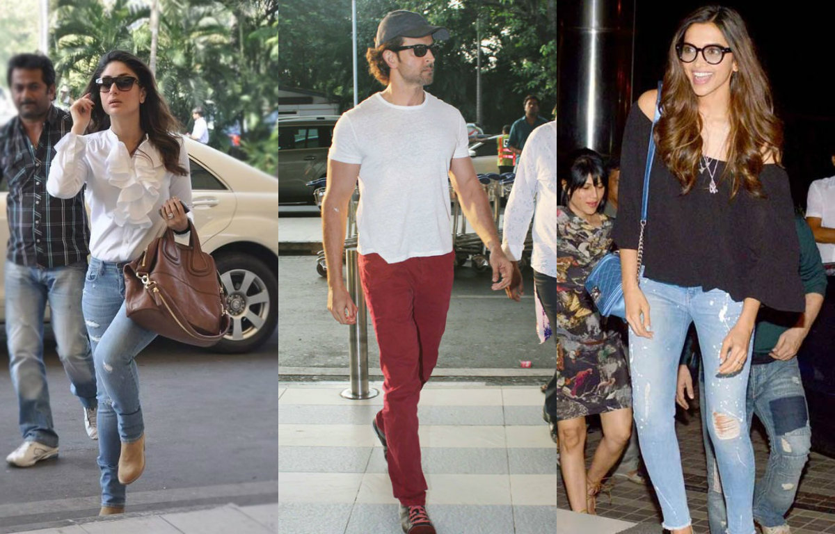 Take some cue from our celebrities for perfect airport styling!