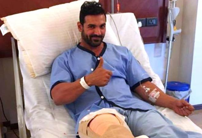 John Abraham injury on sets