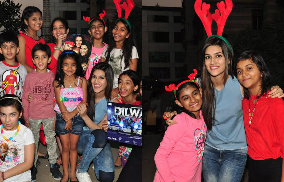 Kriti Sanon becomes Santa for kids