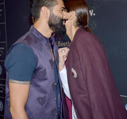 Kunal Rawal with Sonam Kapoor