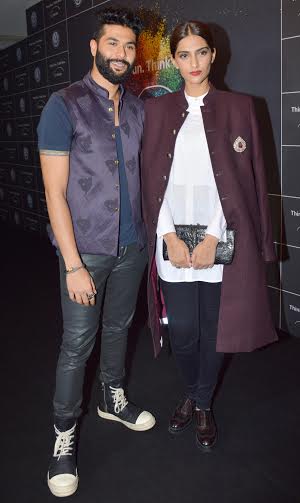 Kunal Rawal Sonam Kapoor attending an event