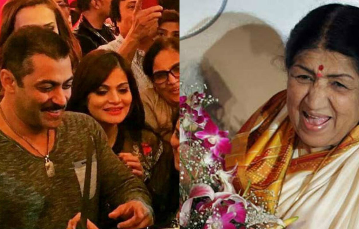 Lata Mangeshkar & Salman Khan