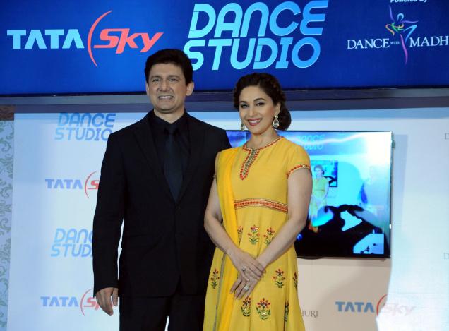 Madhuri Dixit with husband
