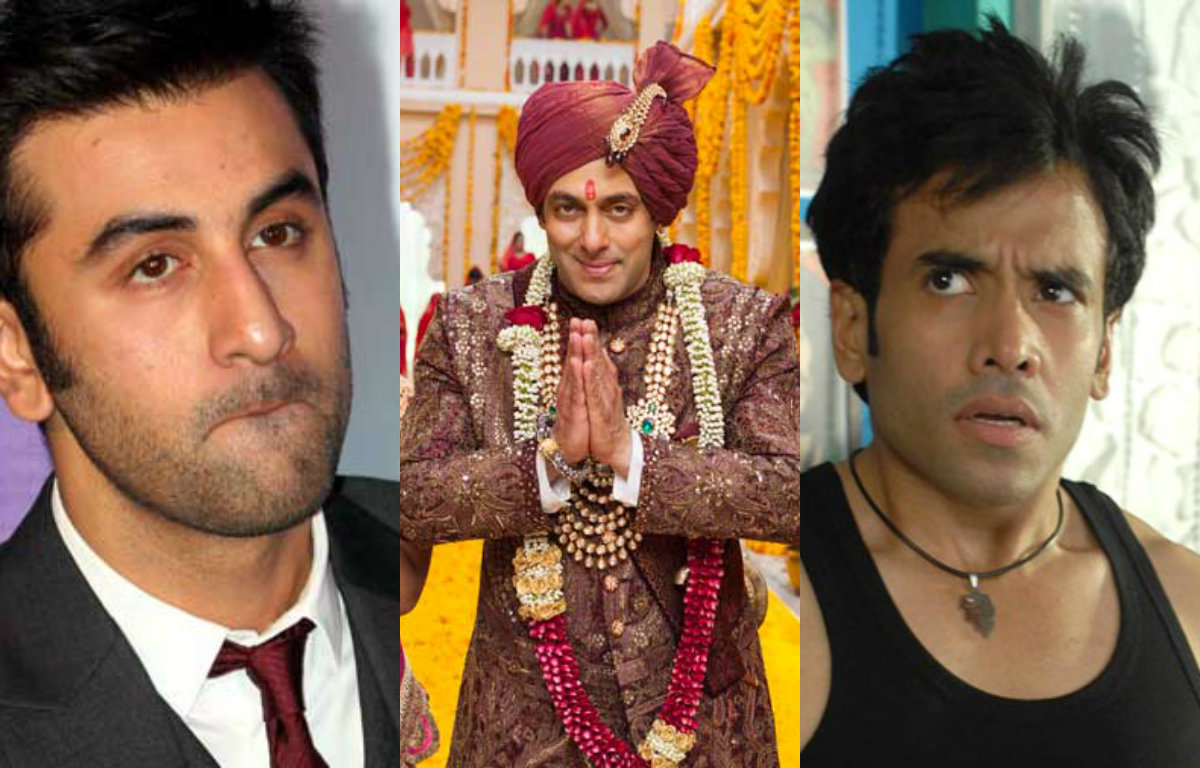 Ranbir Kapoor, Salman Khan and Tusshar Kapoor