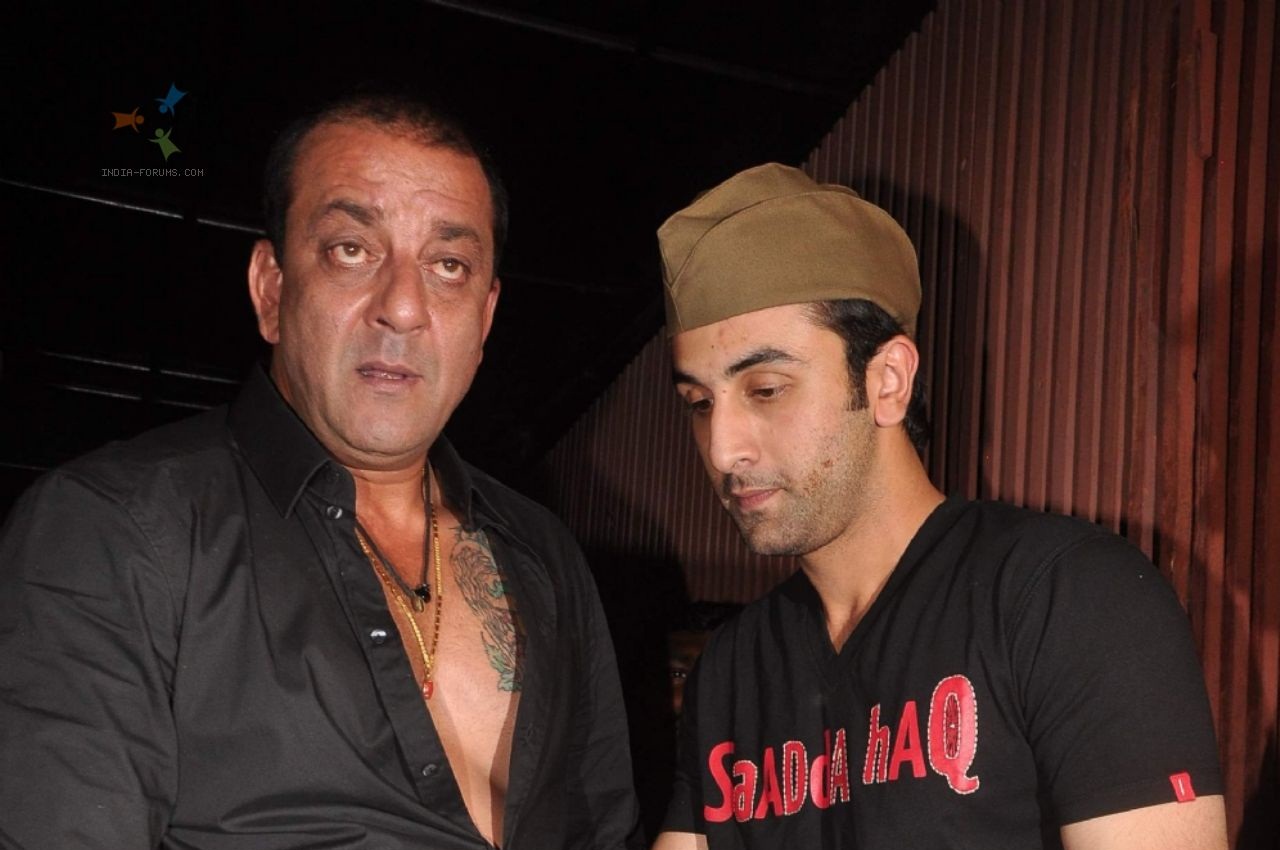 Sanjay Dutt with Ranbir Kapoor