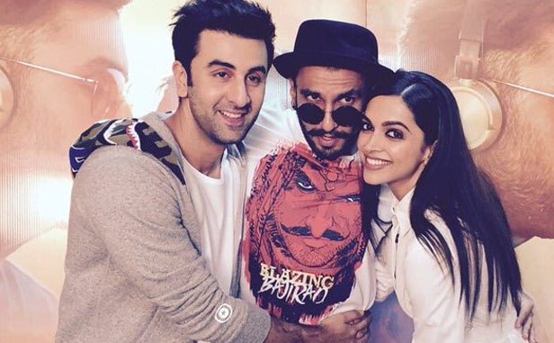 Ranveer Singh, Ranbir Kapoor & Deepika Padukone