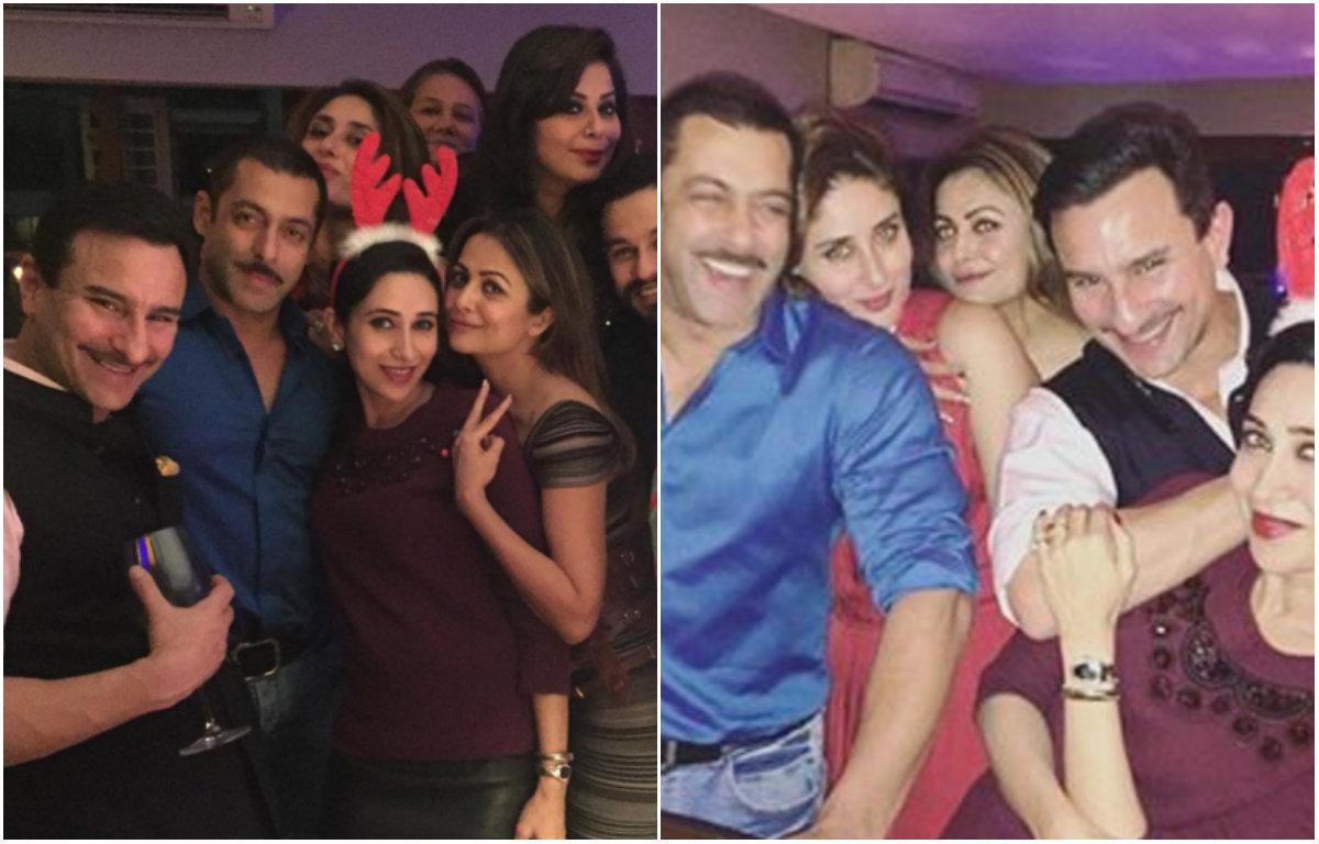 Saif Ali Khan Salman Khan Kareena Kapoor Christmas Celebrations
