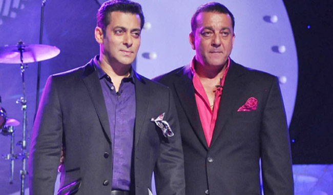 Salman Khan and Sanjay Dutt