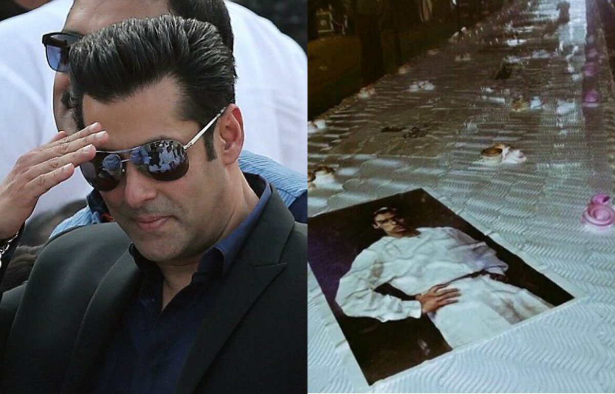 Birthday Cake made by Salman Khan's fans