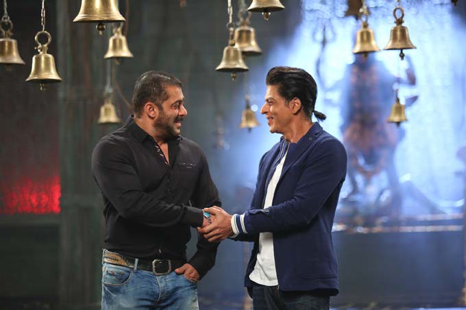 Salman Khan Shah Rukh Khan on Bigg Boss 9