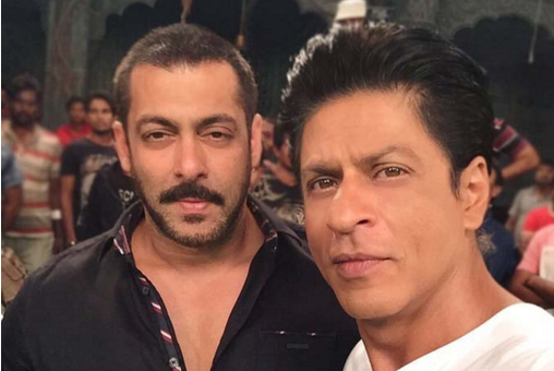 Shah Rukh Khan with Salman Khan